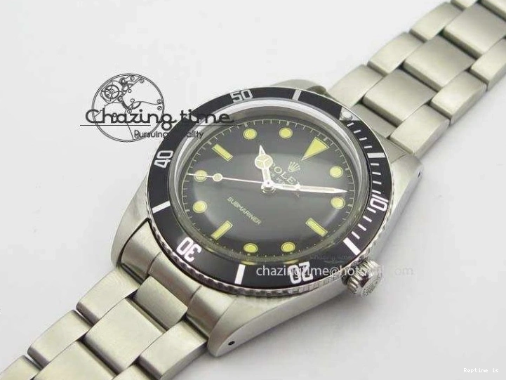 1223 Vintage 1680 Submariner No Date SS Black Dial On SS Bracelet A Timeless 3853